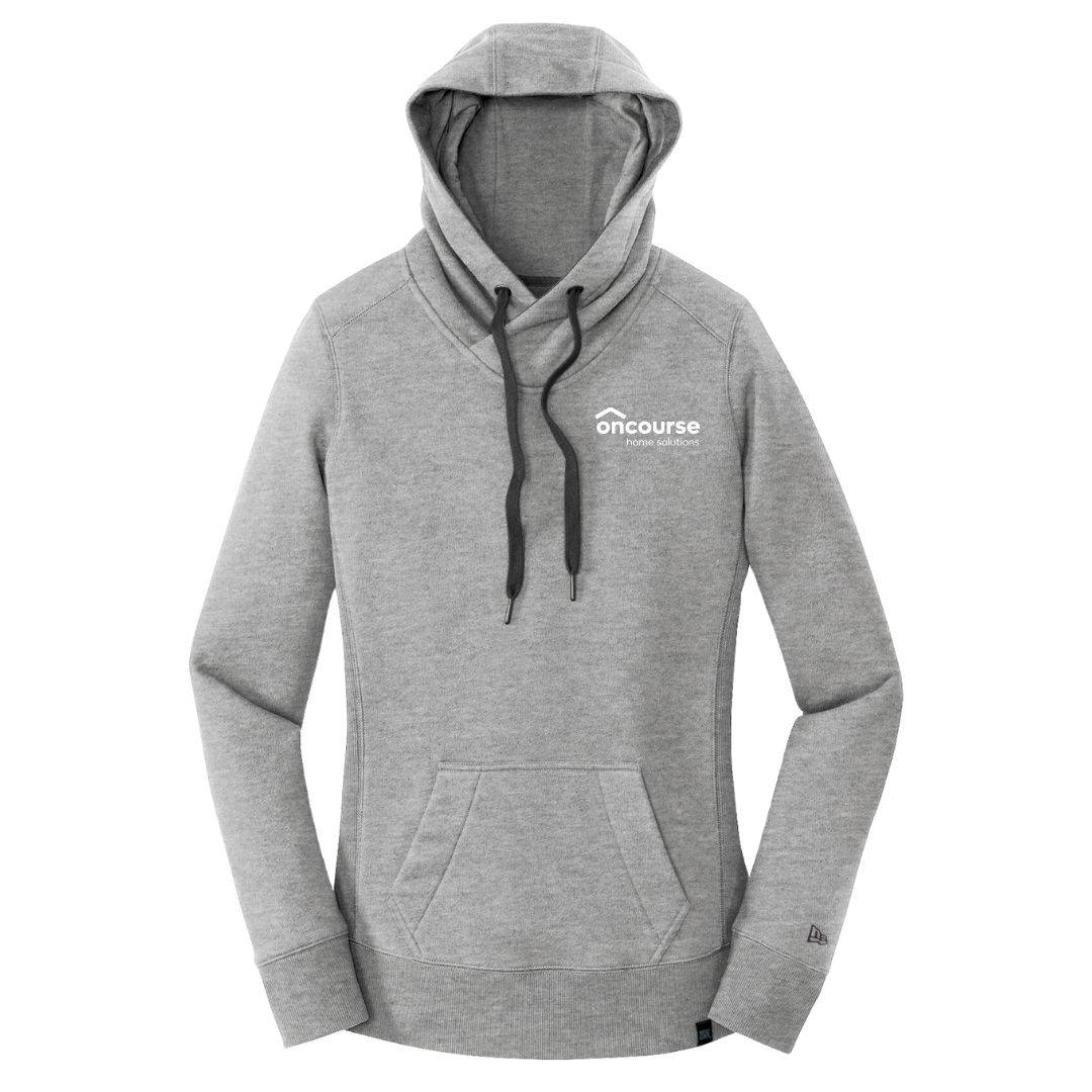 Custom Women's New Era French Terry Pullover Hoodie