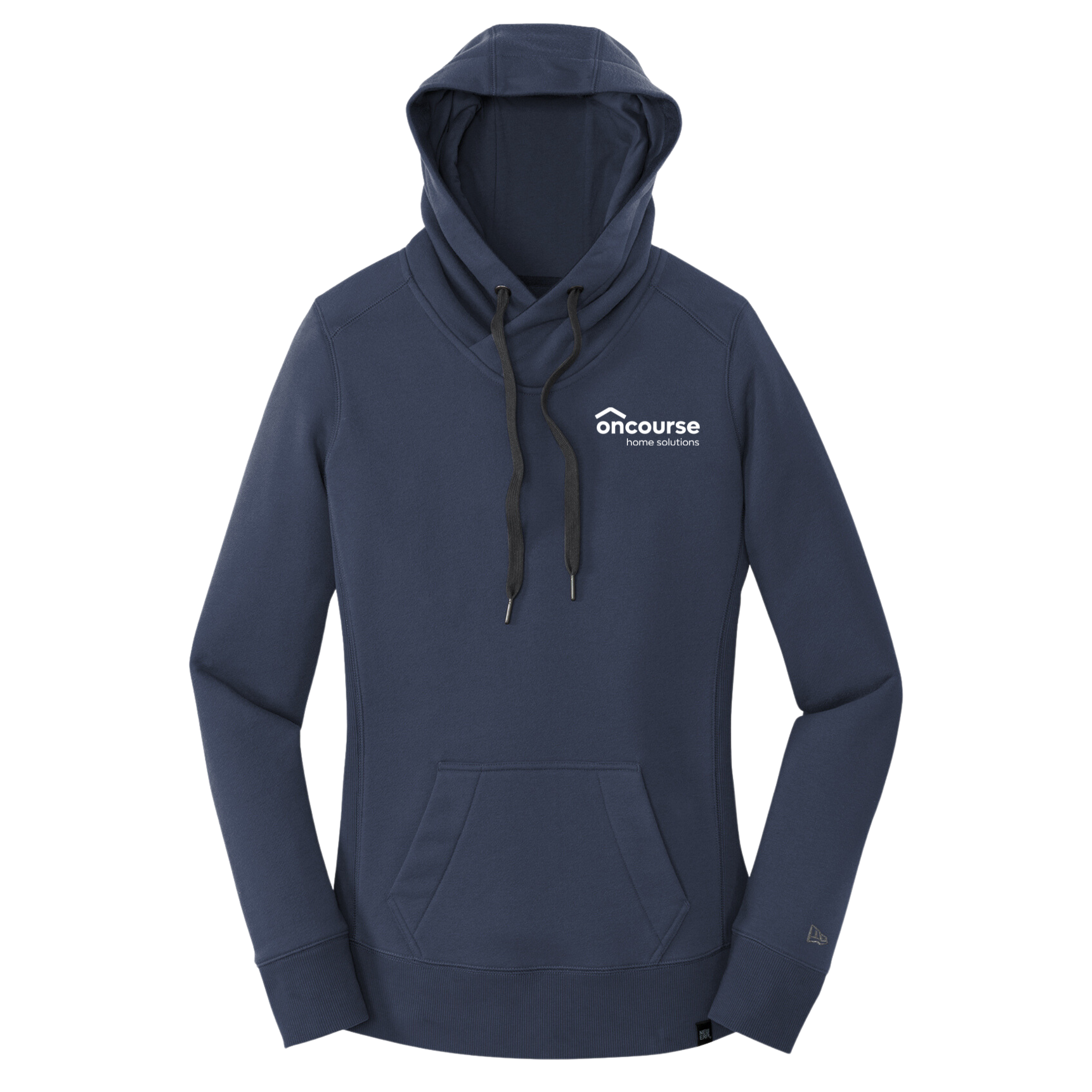 Custom Women's New Era French Terry Pullover Hoodie