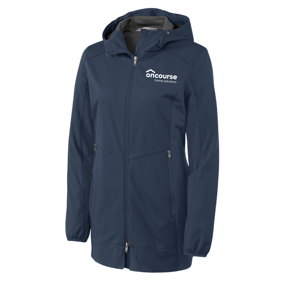 Custom Women's Port Authority Active Hooded Soft Shell Jacket