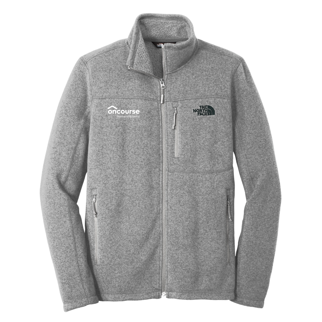 Custom Men's The North Face Sweater Fleece Jacket
