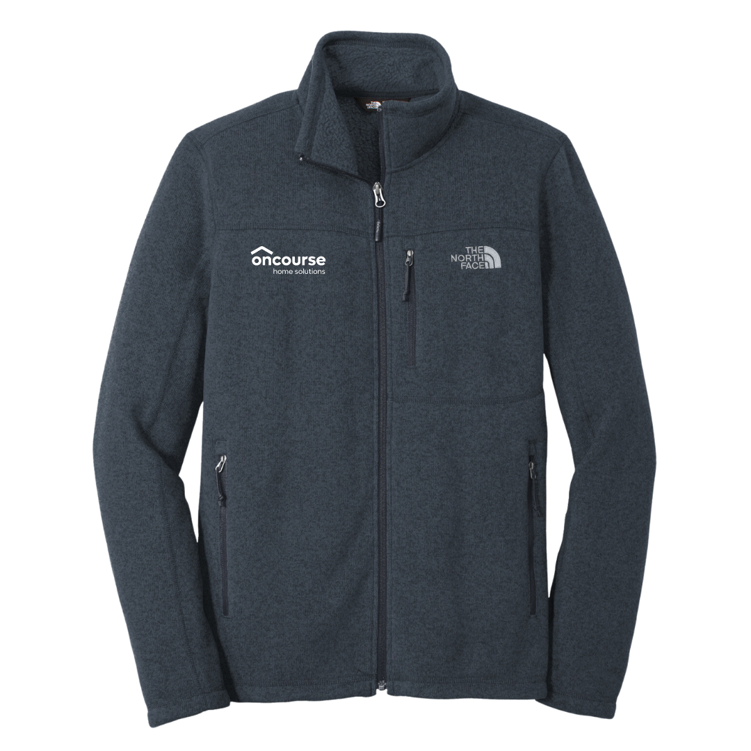 Custom Men's The North Face Sweater Fleece Jacket