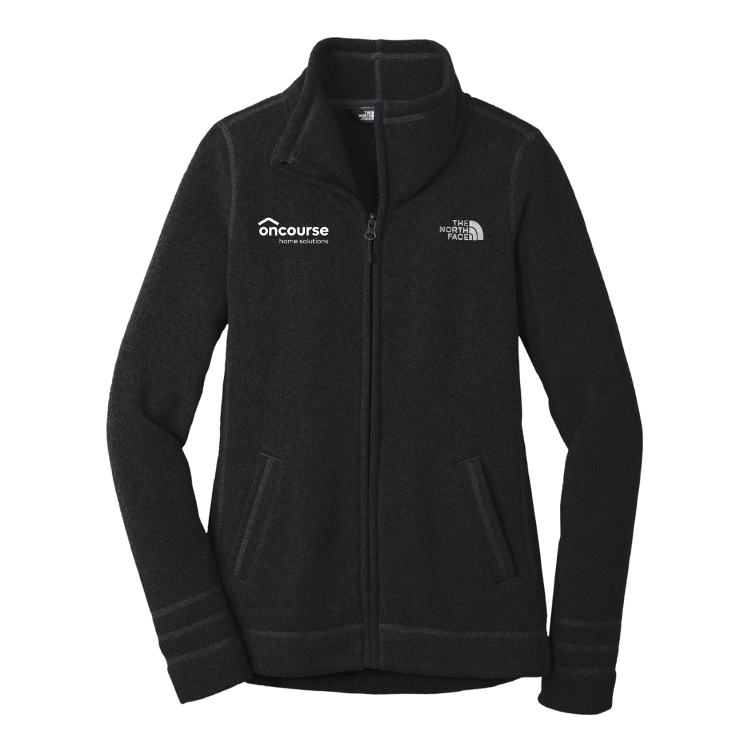Custom Women's The North Face Sweater Fleece Jacket