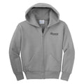 Custom Port & Co Youth Core Fleece Full-Zip Hooded Sweatshirt