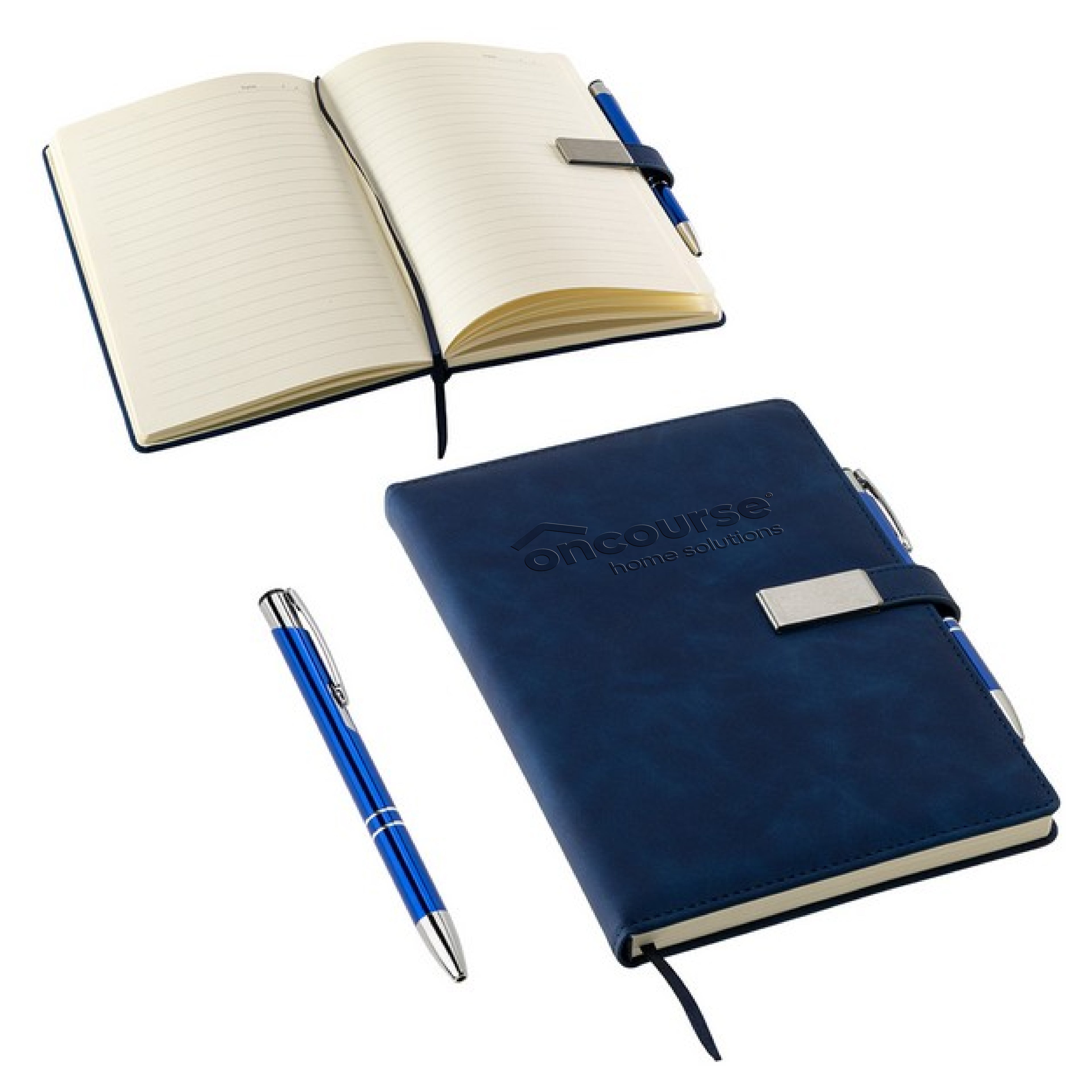 Quick Ship Thesis Hardcover Journal with Magnetic Closure & Pen